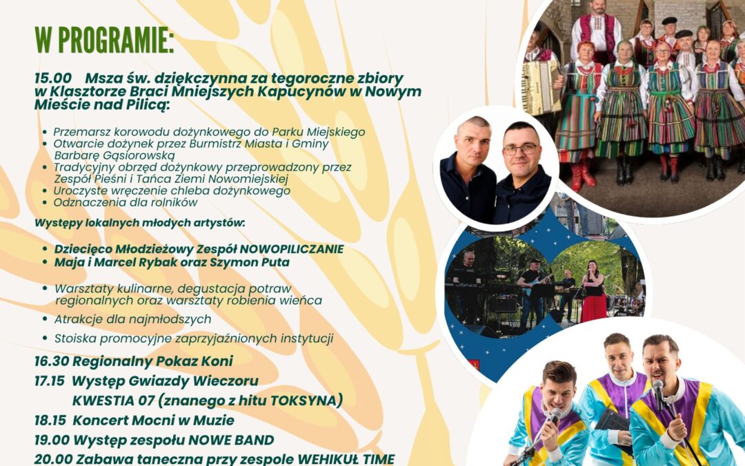 23 sierpnia!! Nowe Miasto Nad Pilicą!! Zapraszamy na nasz koncert!!