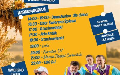 Zakończenie lata w gminie Świerzno!! 5 września!! Zapraszamy na koncert!!